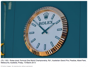 F1:Rolex:klok