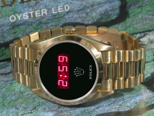 only digital rolex watch