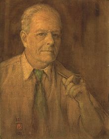 s51:cb Charles_W._Bartlett_-_watercolor_self-portrait,_1933,_private_collection