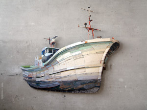 Fishing Trawler, 2004 (175x185x16cm), bedrijfscollectie Rotterdam