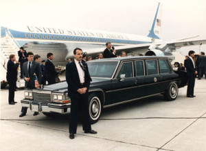 Limo1 is based on the Cadillac Fleetwood state car to Ronald Reagan in the early eighties
