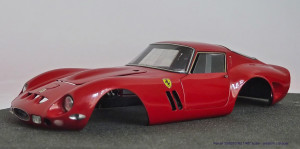 JB 1962 250 GTO carrosserie rood volledig
